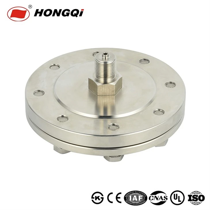 Industrial Stainless Steel Diaphragm Pressure Gauge With Flange Fitting price