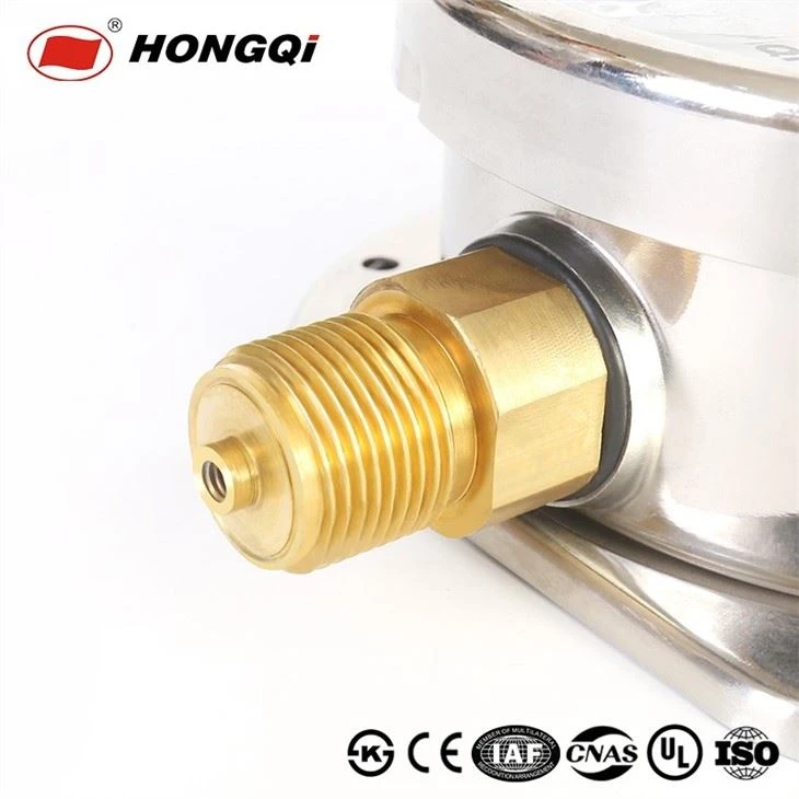 100mm Liquid Filled Side Lower Mount Pressure Gauge