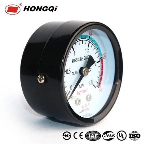 50mm Pressure Gauge With Black Painted Steel Case