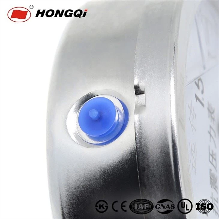 Oiled Filled Seismic Resistance Remote Transmission Pressure Gauge Manometer