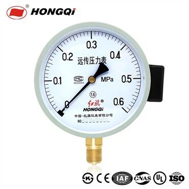 Hongqi (6") 150 mm Elektr qarshilik masofadan boshqarish pultining bosim o'lchagichi