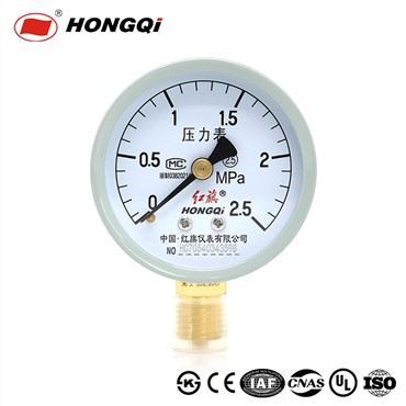 Hongqi 60 mm 2,5 "An'anaviy bosim o'lchagich M10 * 1,5